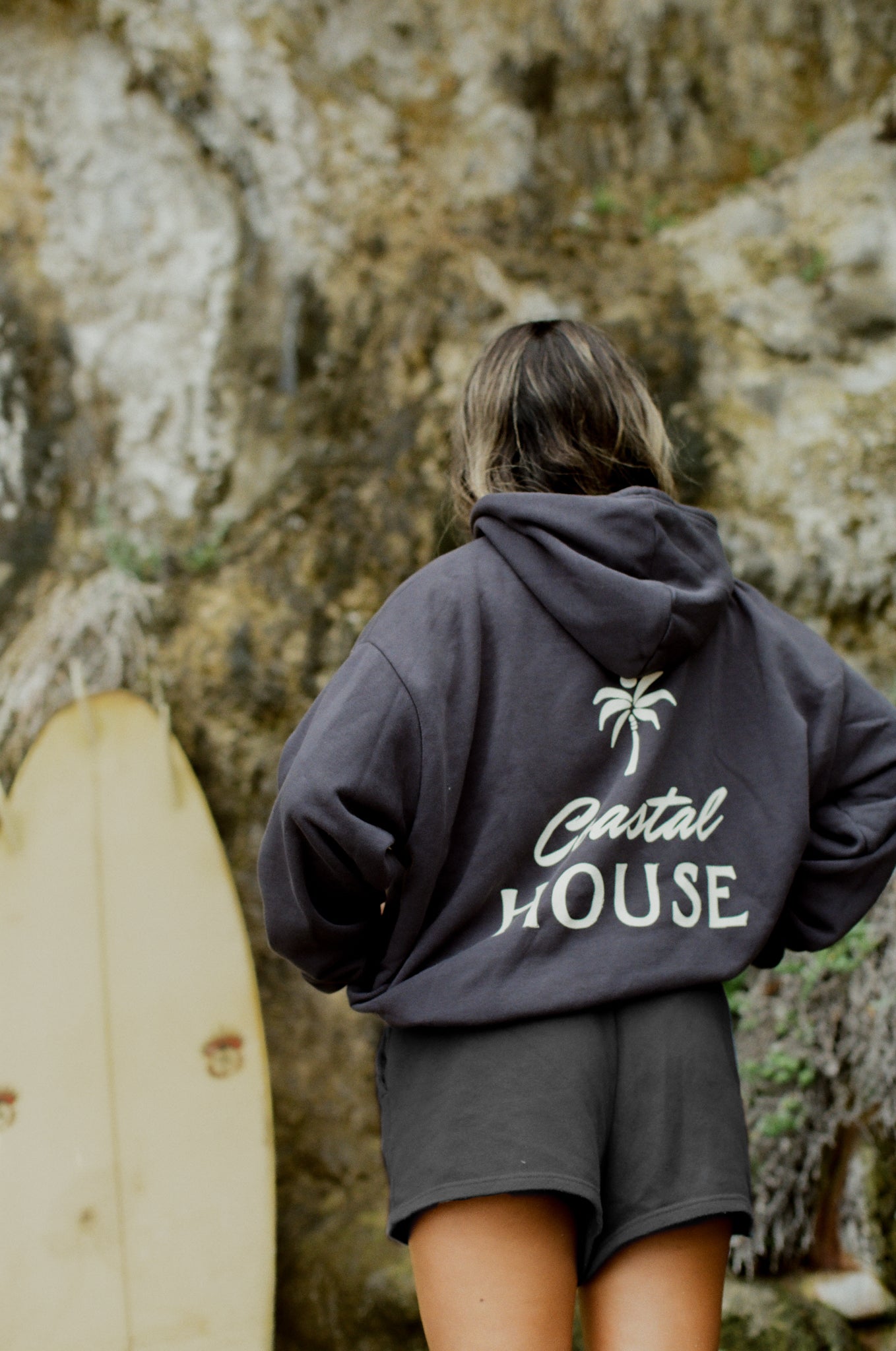 GIRL IN NAVY COASTAL HOUSE HOODIE